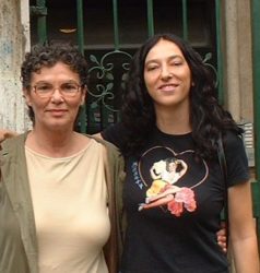 io (Monica Turrini) e Adriana Rame