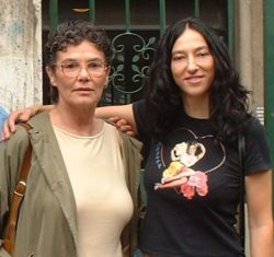 io (Monica Turrini) e Adriana Rame