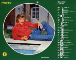 Lancio calendario 1977